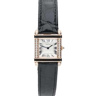 Cartier Tank Chinoise Rose Gold Factory Set Diamond Ref: We300131