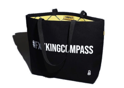 Compass x Fxxking Rabbit #FXXKINGCOMPASS Totebag