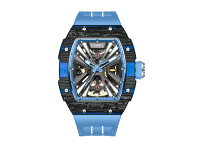 Haofa Model 1929 Carbon Fiber Bezel 80 Hours Power Automatic Blue