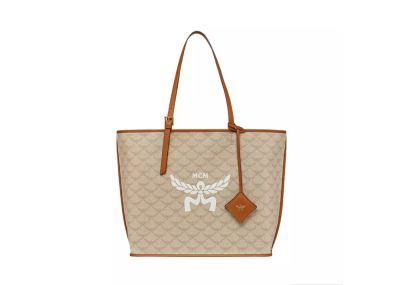 MCM Medium Himmel Shopper Bag Lauretos