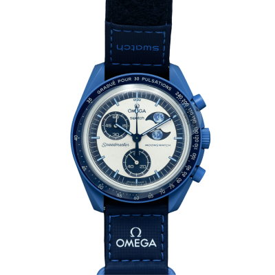 Omega X Swatch Moonswatch Mission To The Super Blue Moonphase Ref: So33N700
