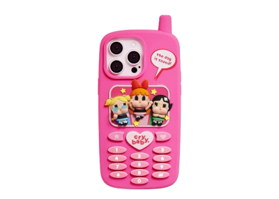 Pop Mart Crybaby x Powerpuff Girls iPhone Case 15 Pro Max
