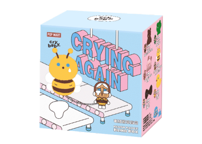 Pop Mart Crybaby Crying Again Series Plush Badge Blind Box