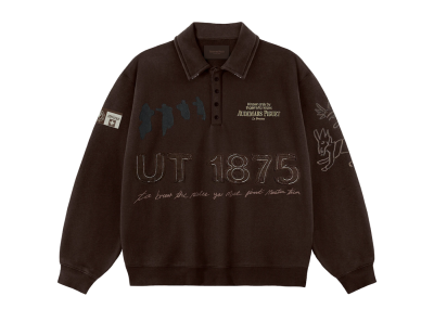 Travis Scott CJ x Audemars Piguet Rugby Sweater Dark Brown