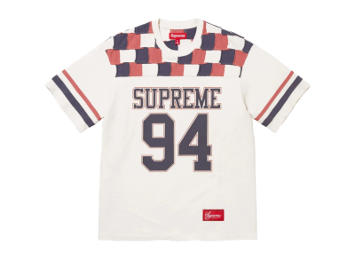 Supreme Patchwork Yoke Football Top Stone