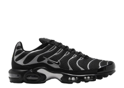 Nike Air Max Plus Premium Black Reflective Silver