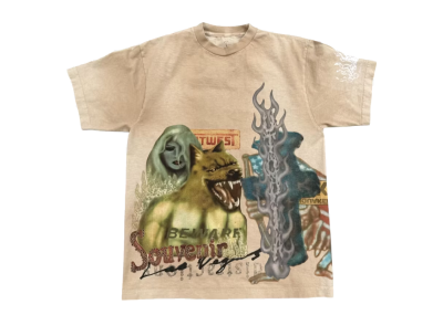 Travis Scott Bazaar Souvenir Tee Brown