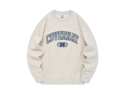Covernat Arch Logo Crew Neck Oatmeal