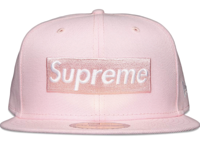 Supreme Champions Box Logo New Era Pink