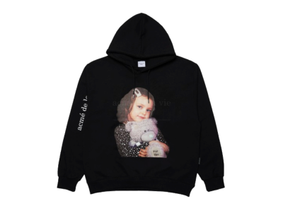 Acme De La Vie Baby Face Hoodie Black Grey Teddybear