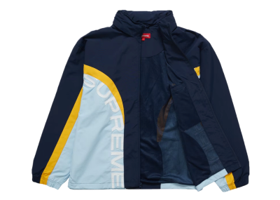 Supreme Curve Track Jacket Navy
