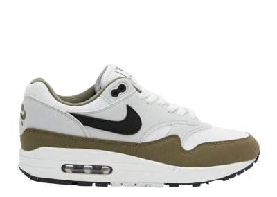 Nike Air Max 1 White Black Medium Olive