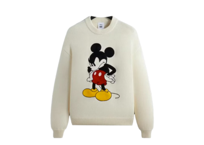 Kith x Disney Mickey & Friends Mickey Crewneck Sweater Sandrift