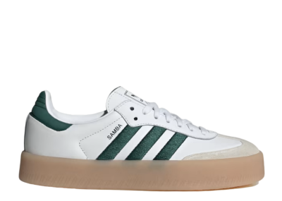 Adidas Sambae White Collegiate Green Gum (Women's)