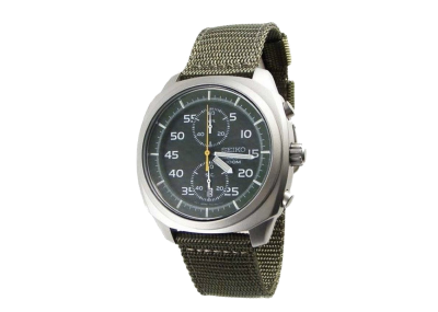 Seiko Chronograph Army Green Dial