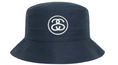 Stussy SS Link Deep Bucket Hat Navy