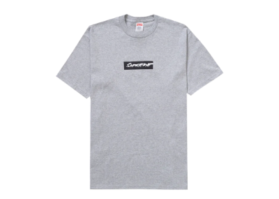 Supreme Futura Box Logo T-Shirt Heather Grey