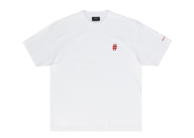 Beentrill Hashtag Standard Short Sleeve T-Shirt Off White