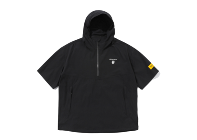 Beentrill Hoodie Overfit Short Sleeve Anorak Black