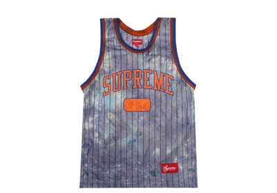 Supreme Dyed Basketball Jersey Royal