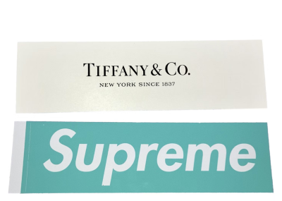 Supreme x Tiffany & Co Box Logo Sticker