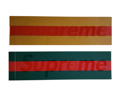 Supreme Gucci Box Logo Sticker Set