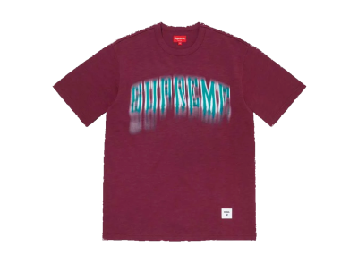 Supreme Blurred Arc S/S Top Plum