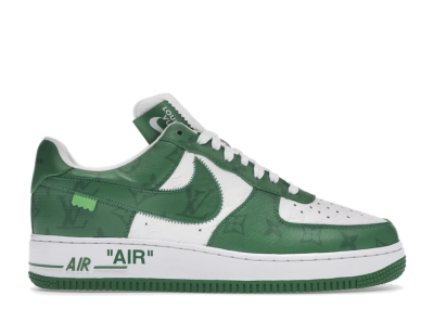 Nike Air Force 1 Low Louis Vuitton By Virgil Abloh White Green