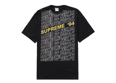 Supreme Respected Tee Black