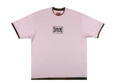 Supreme Layered Short Sleeve Top Pink