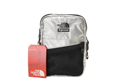 The North Face Metallic Shoulder Bag Silver