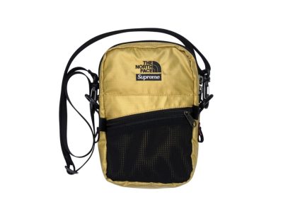 The North Face Metallic Shoulder Bag Gold