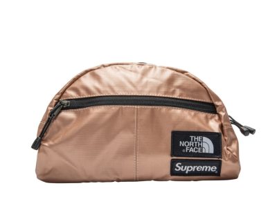 Supreme The North Face Metallic Roo II Lumbar Pack Rose Gold