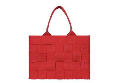 Supreme Woven Large Tote Bag Red