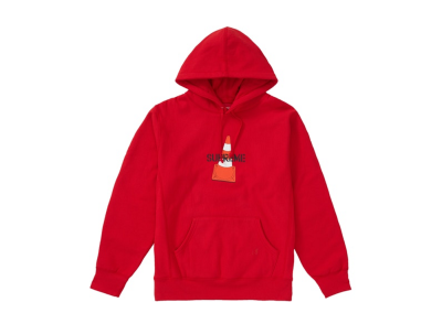 Supreme Cone Hooded Sweatshirt Red