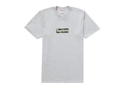 Supreme Box Logo Tee Ash Gray Camo