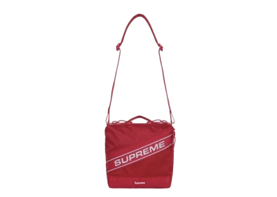 Supreme Shoulder Bag Reflective Logo Red