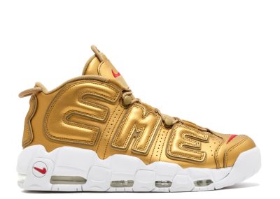 Nike Air More Uptempo Supreme Suptempo Gold