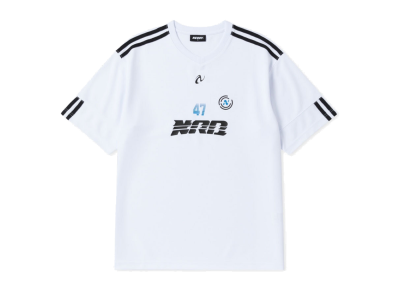 Nerdy Sporty Jersey Short Sleeve T-Shirt White