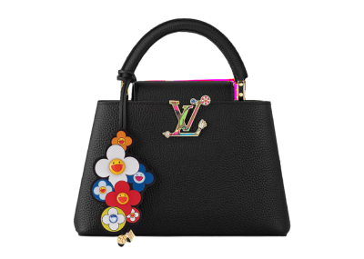 Louis Vuitton x Takashi Murakami Capucines BB Black