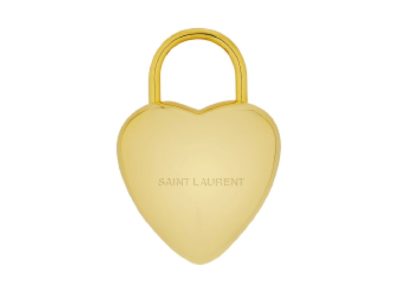 Saint Laurent Heart Shaped 3D Padlock